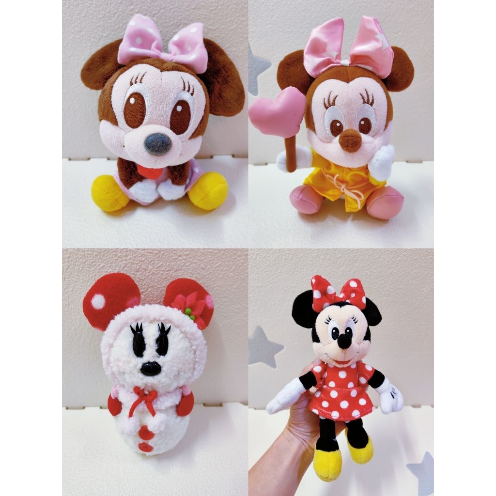 Minnie Mouse plush D15 Baby Minnie Valentine's Minnie Mouse preloved ...