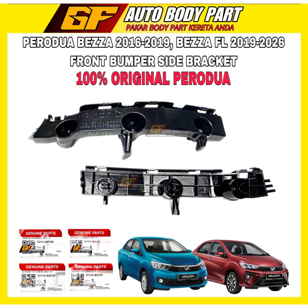 100% ORIGINAL PERODUA BEZZA 2016-2019, BEZZA FL 2019-2026 FRONT BUMPER ...