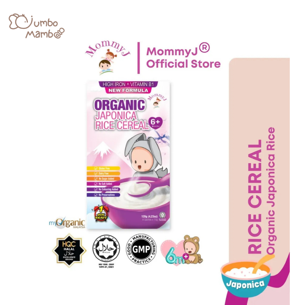 MommyJ® Japonica Rice 6m+ Cereal New Formula Iron Fortified 6m | Shopee ...