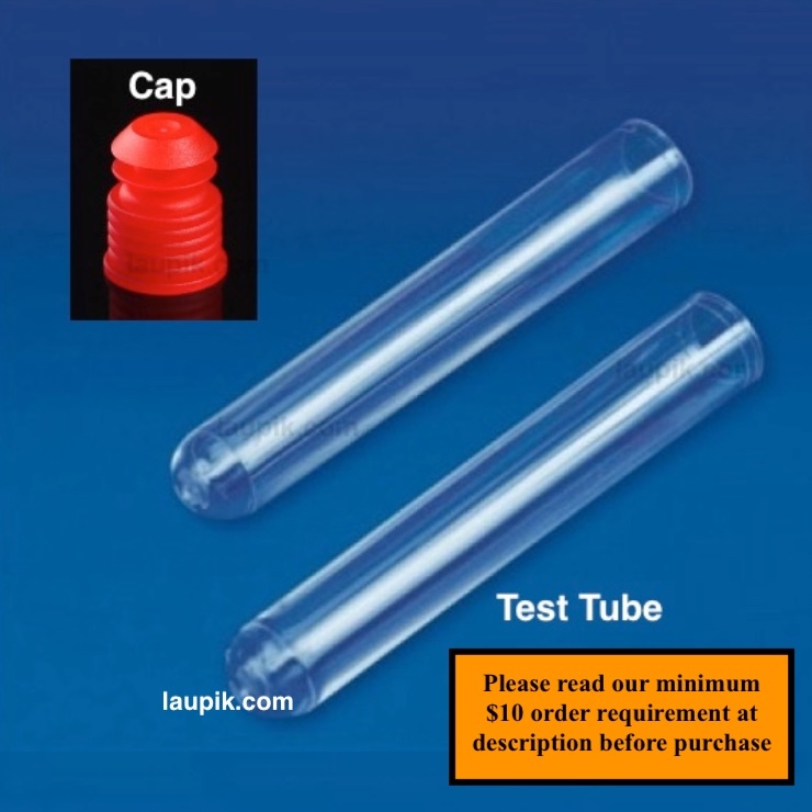 Test Tube / Stopper Cap Disposable Plastic [per PC] | Shopee Malaysia