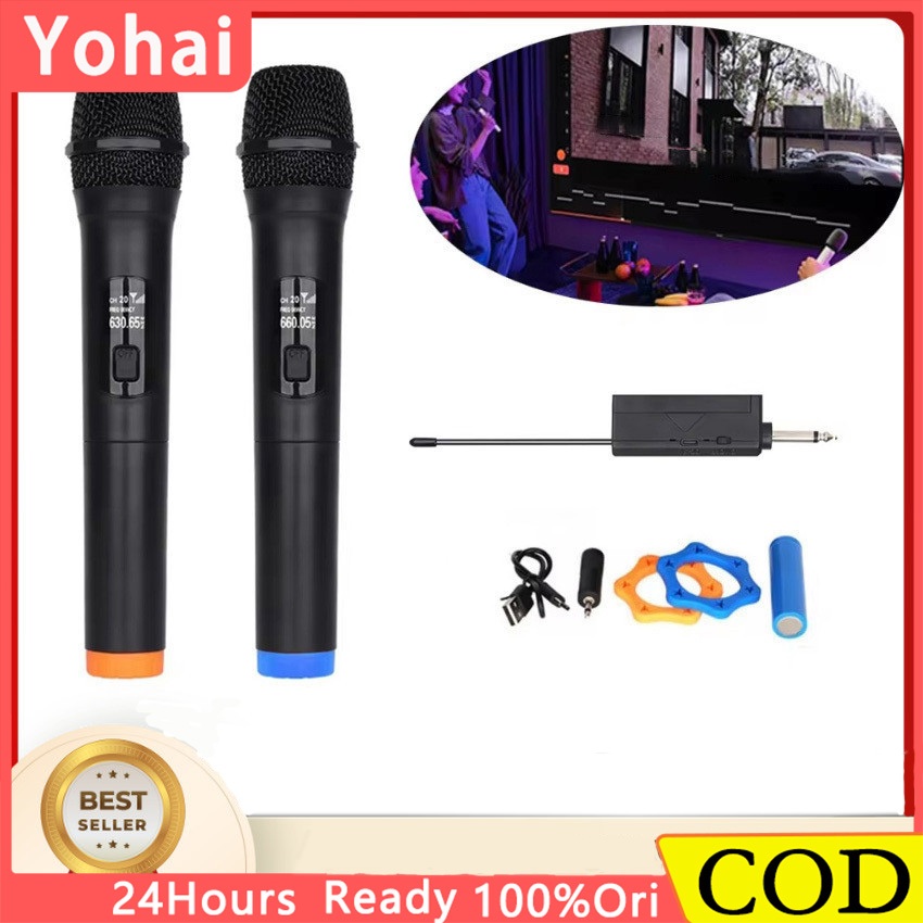 Wireless Dynamic Mic - Rechargeable Handheld Karaoke Microphone with ...