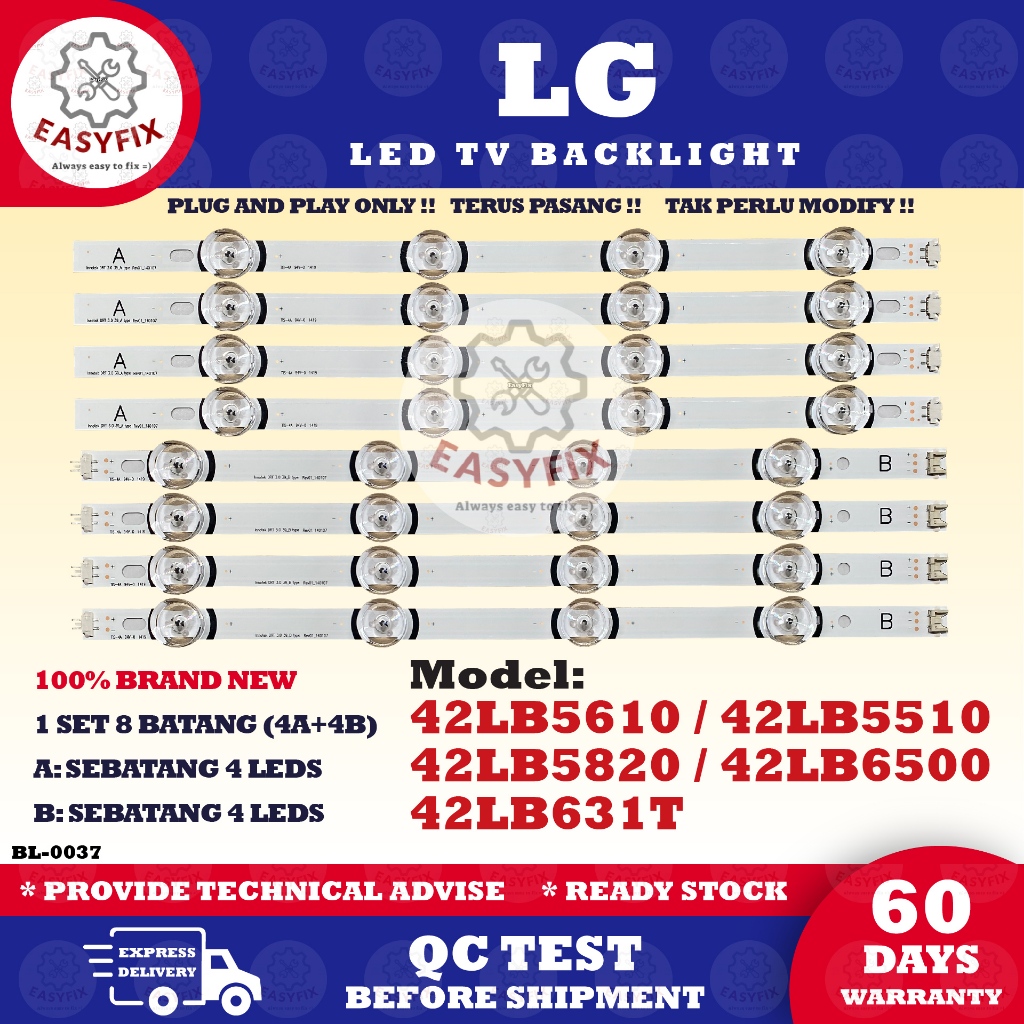 42LB5510 42LB6500 42LB5610 42LB5820 / 42LB631T LG 42 INCH LED BACKLIGHT ...