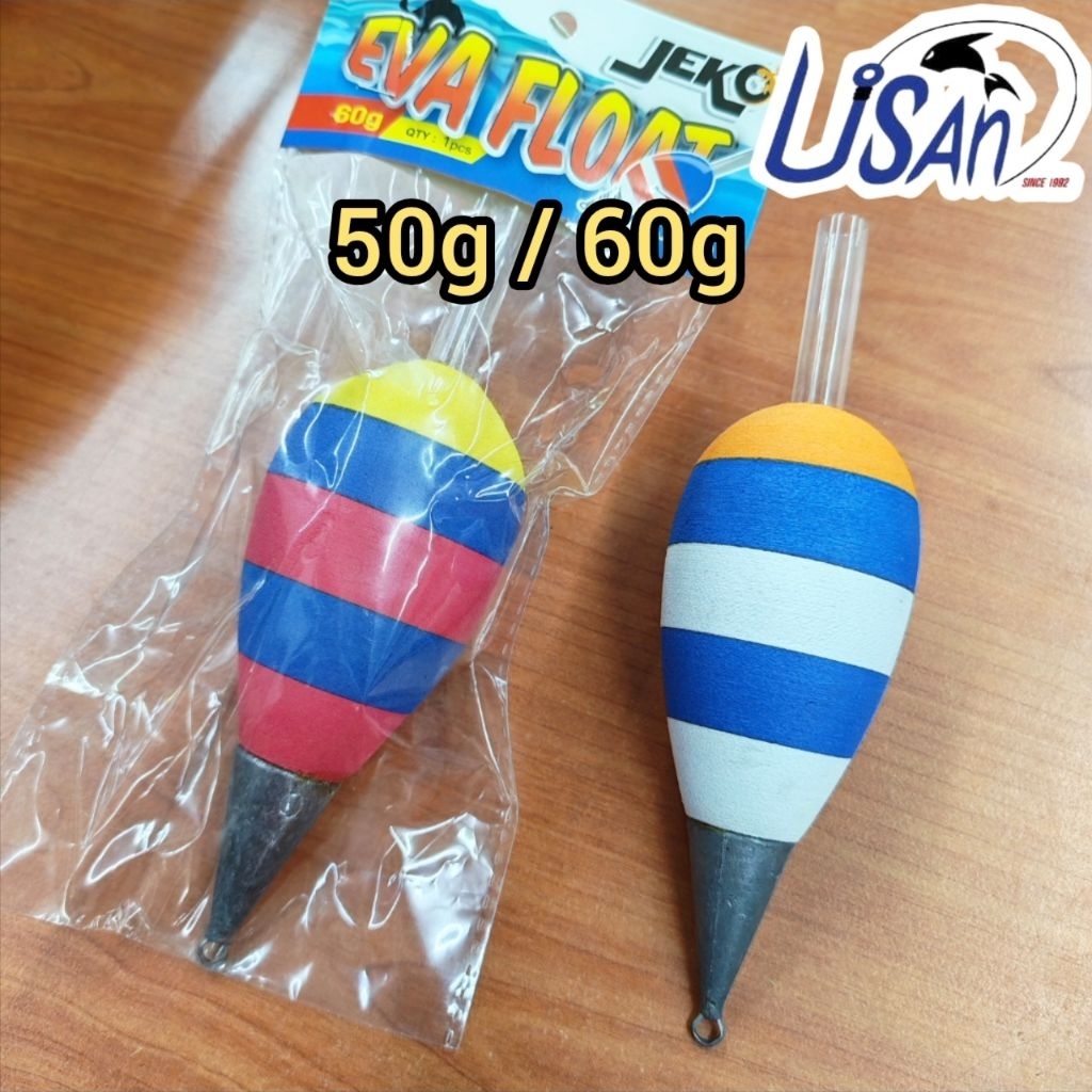 JEKO 50g / 60g EVA FLOAT SINKER Pelampung ada Batu Float with weight ...