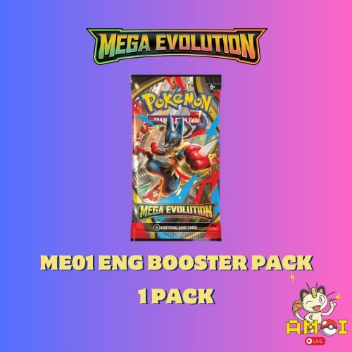 Pokémon TCG:(Live Rip) ME01 Mega Evolution Booster Pack | Shopee Malaysia
