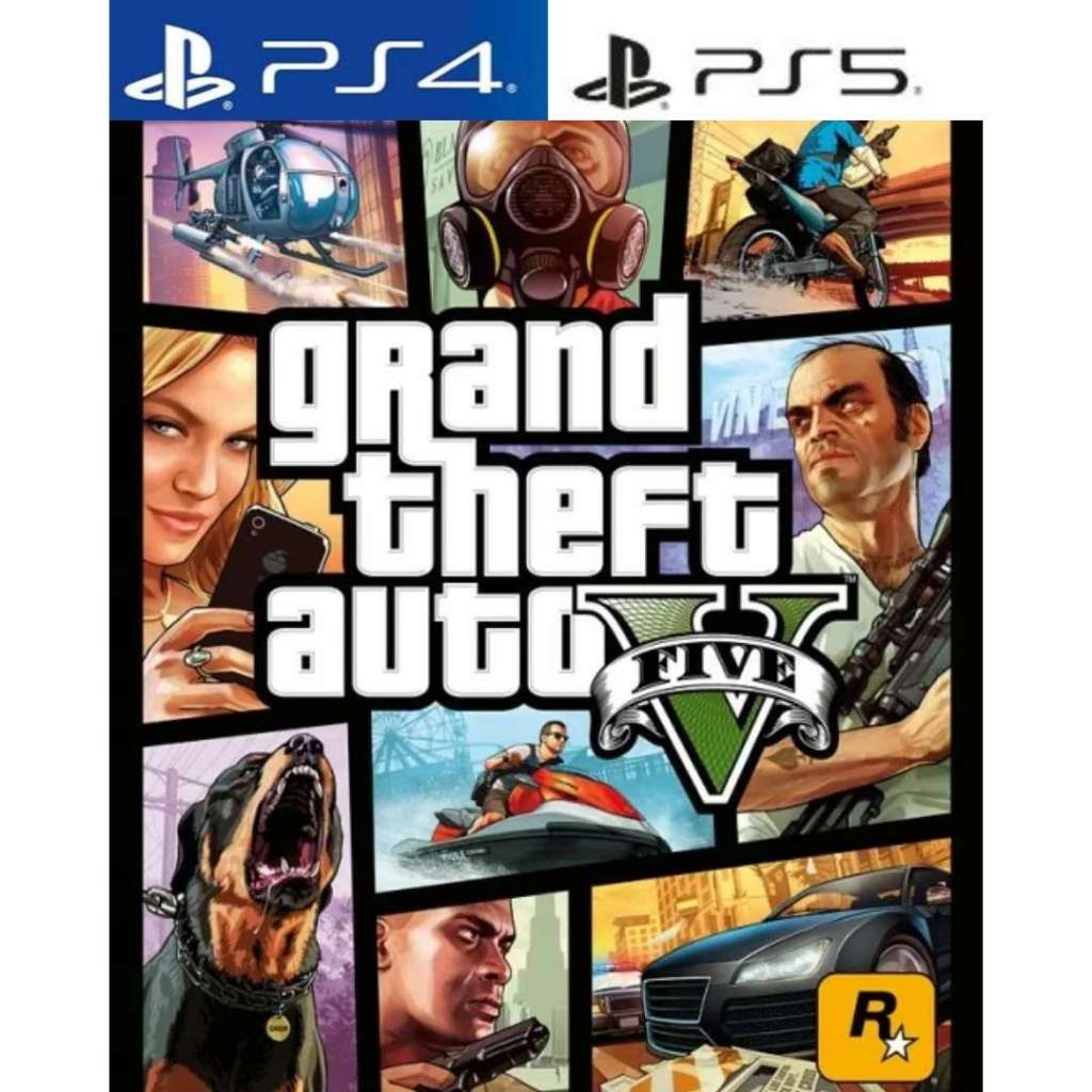 Grand Theft Auto V PS4 - GTA 5 PlayStation 4 Game (Standard Edition)