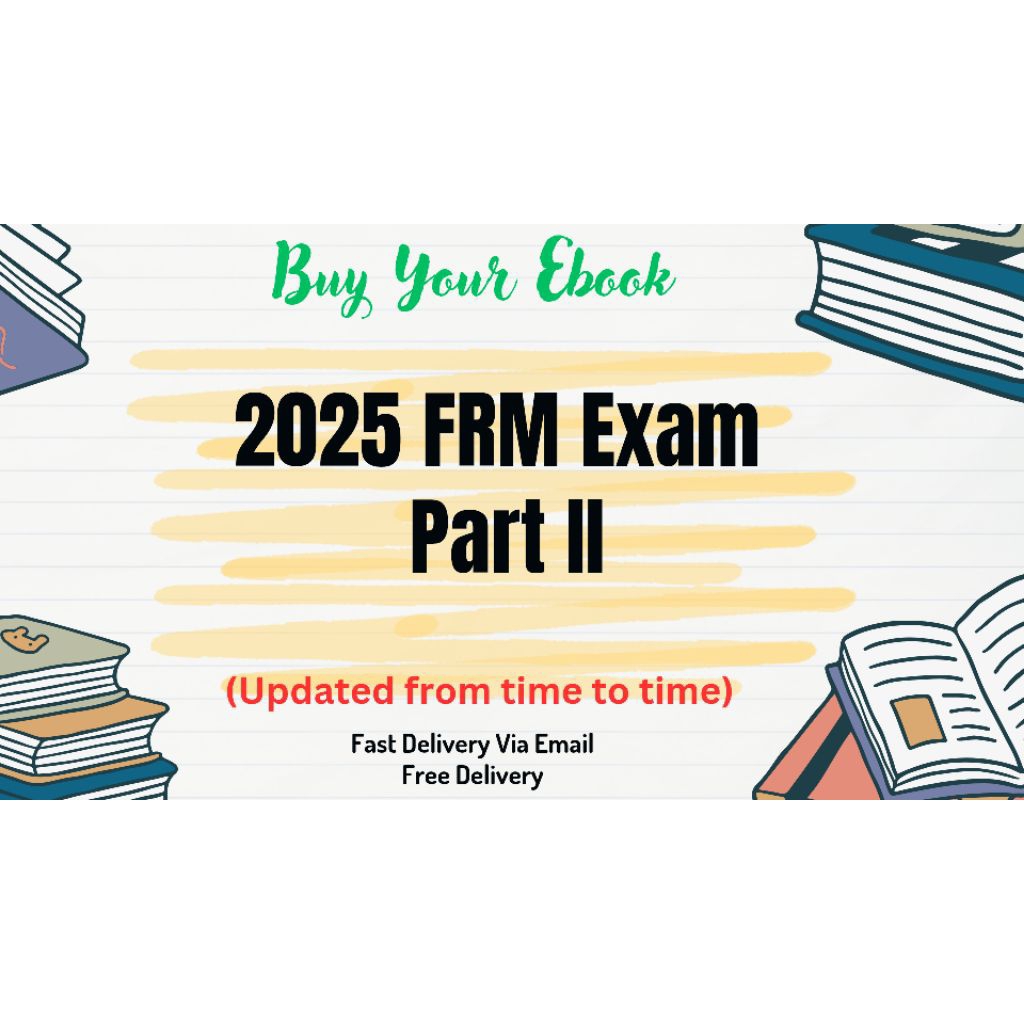 2025 FRM Exam Part 2 (GARP) | Shopee Malaysia