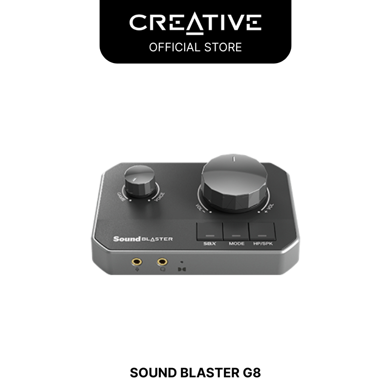 Sound Blaster G8 Hi-Res Gaming Dual USB DAC and Amp with Headphone ...