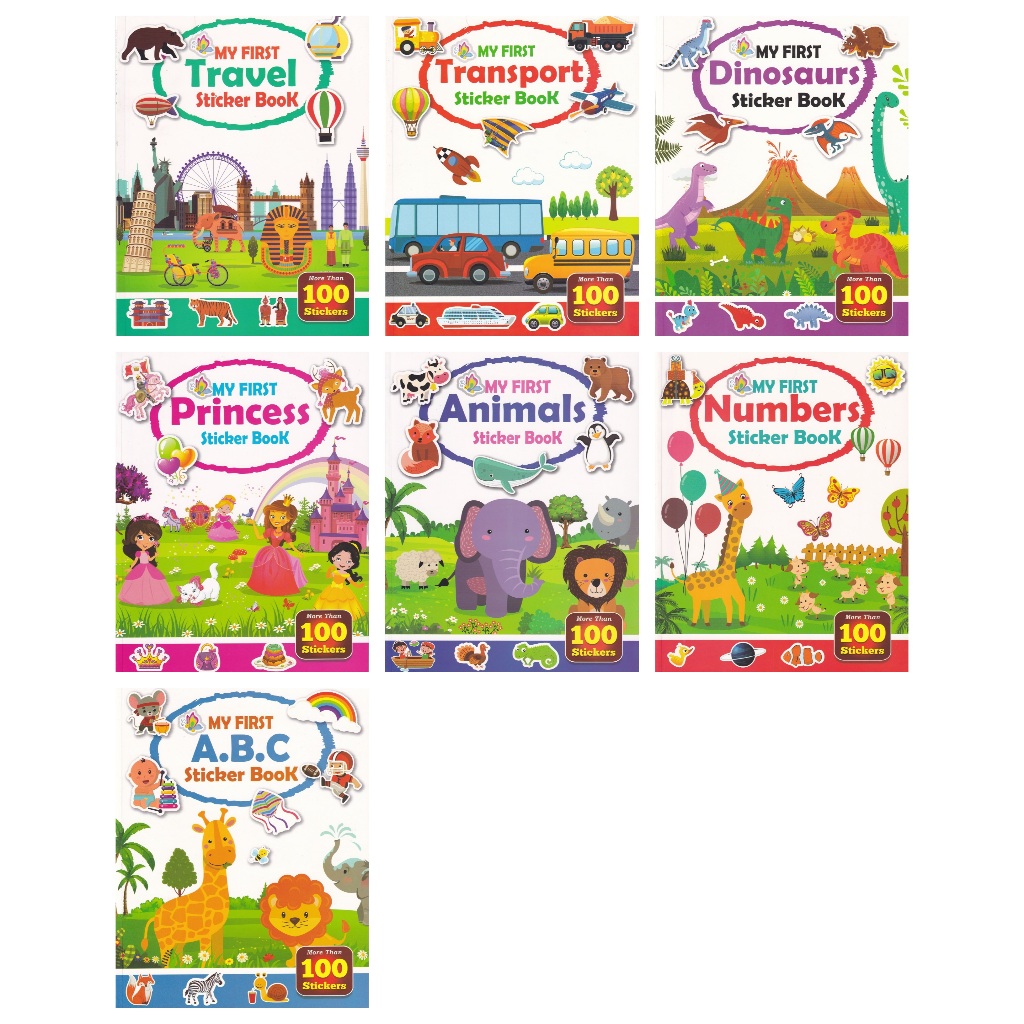 MY FIRST STICKER BOOK SERIES | Shopee Malaysia