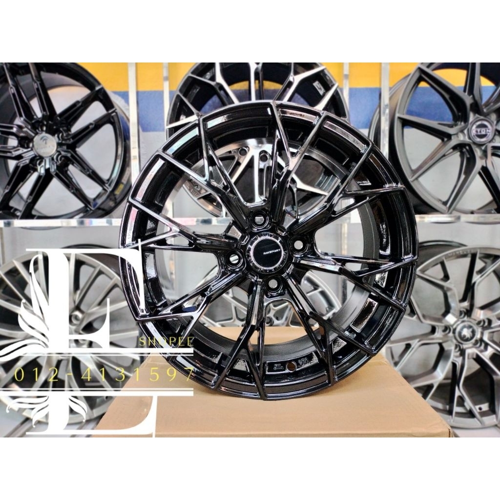 NEW SPORT RIM 15 INCH RM980 4PC MYVI AXIA SAGA VIVA WIRA VIOS CITY ...