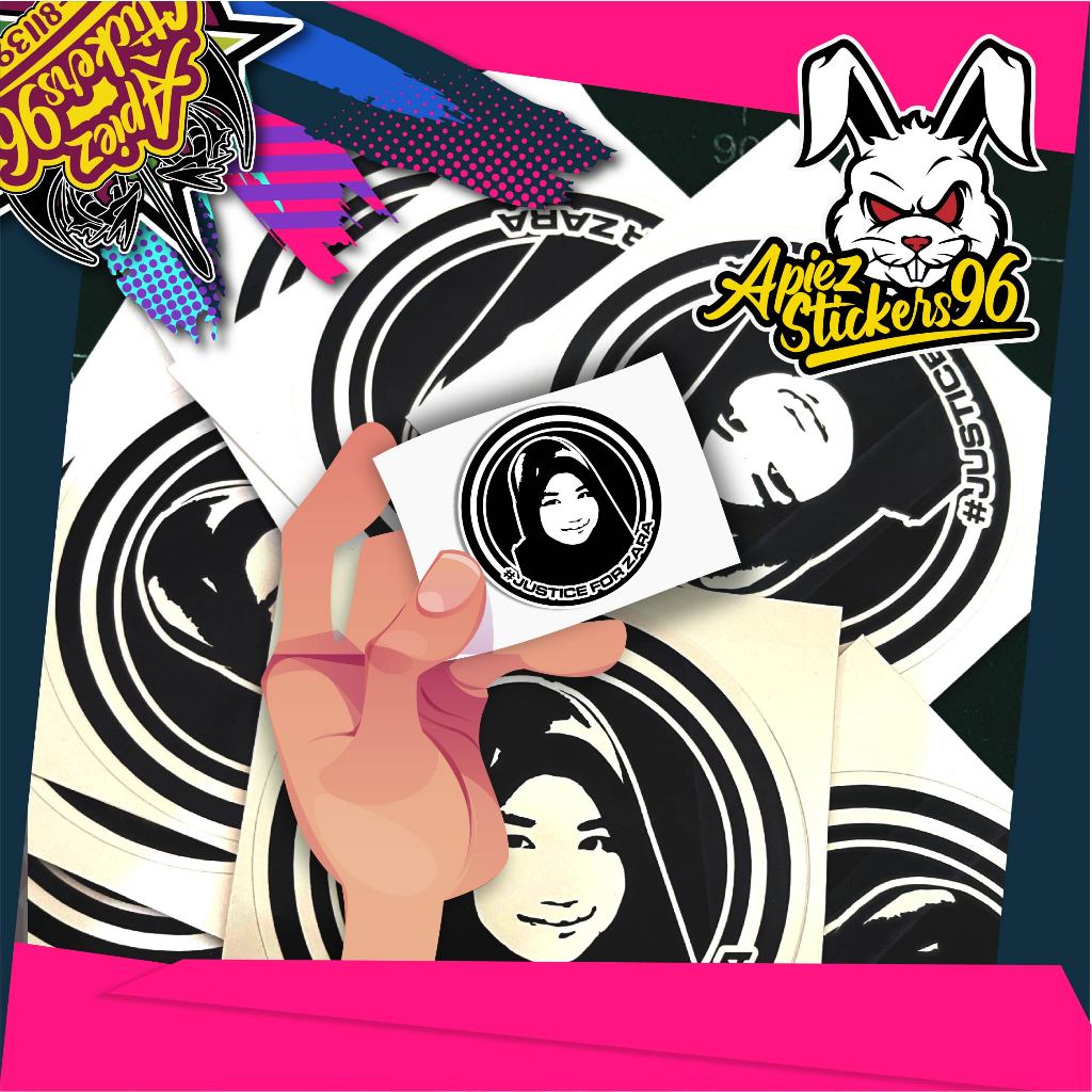 Sticker Justice For Zara / Sticker Motosikal / Sticker Kereta | Shopee ...