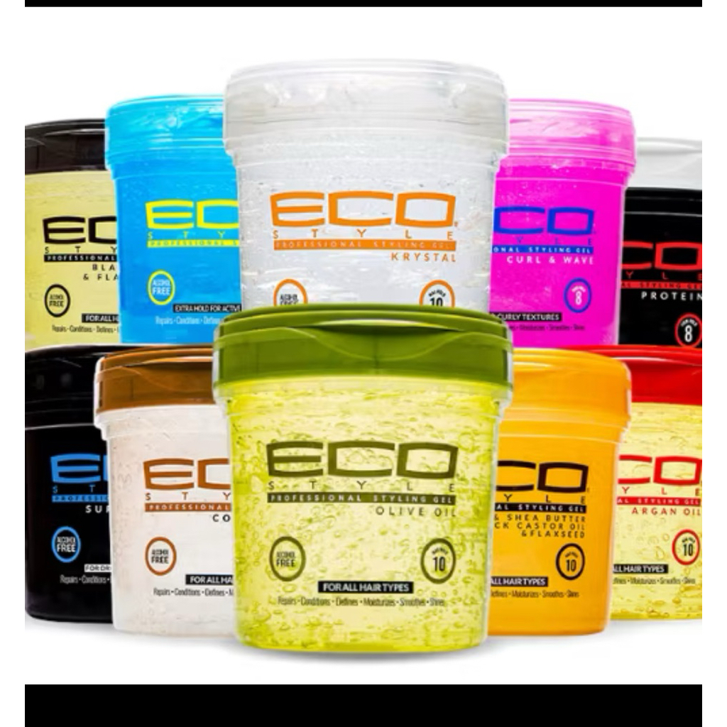 473ML ECOCO Eco Style Professional Styling Gel Olive Oil | Moroccan ...