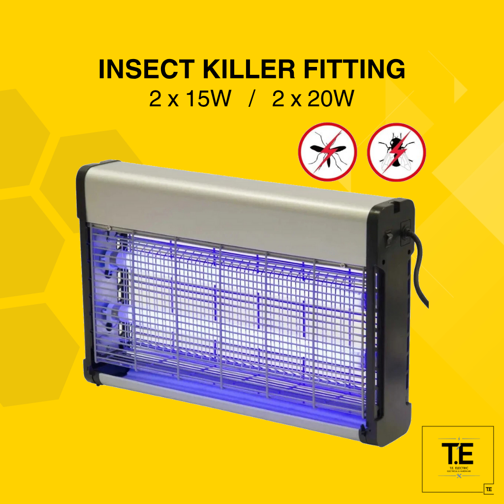 INSECT KILLER FITTING | 2 X 15W | 2 X 20W | T8 TUBE | Shopee Malaysia