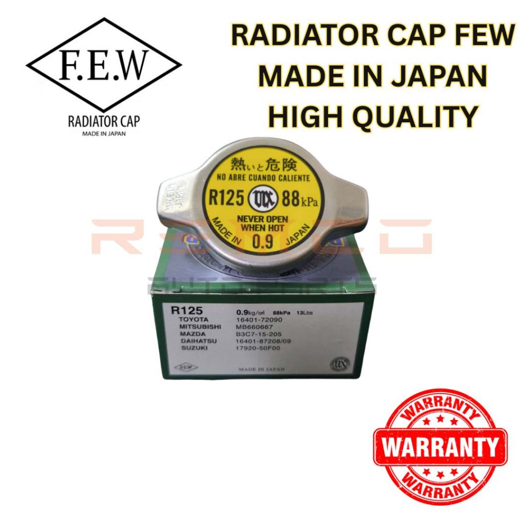 FEW Radiator Cap Japan Radiator Cap Proton Perodua Honda Toyota ...