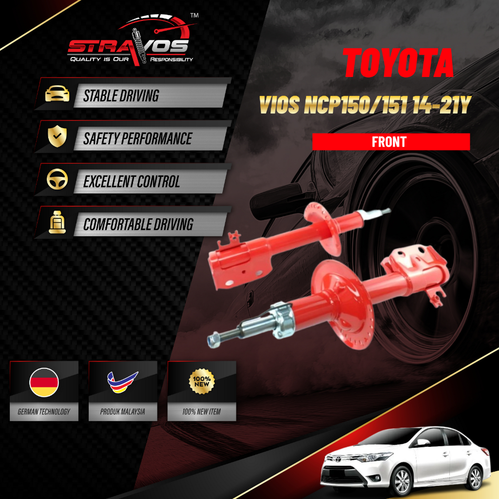 Toyota Vios NCP150/151 14-21Y / Yaris XP150 NSP150/151 14-21Y Shock ...