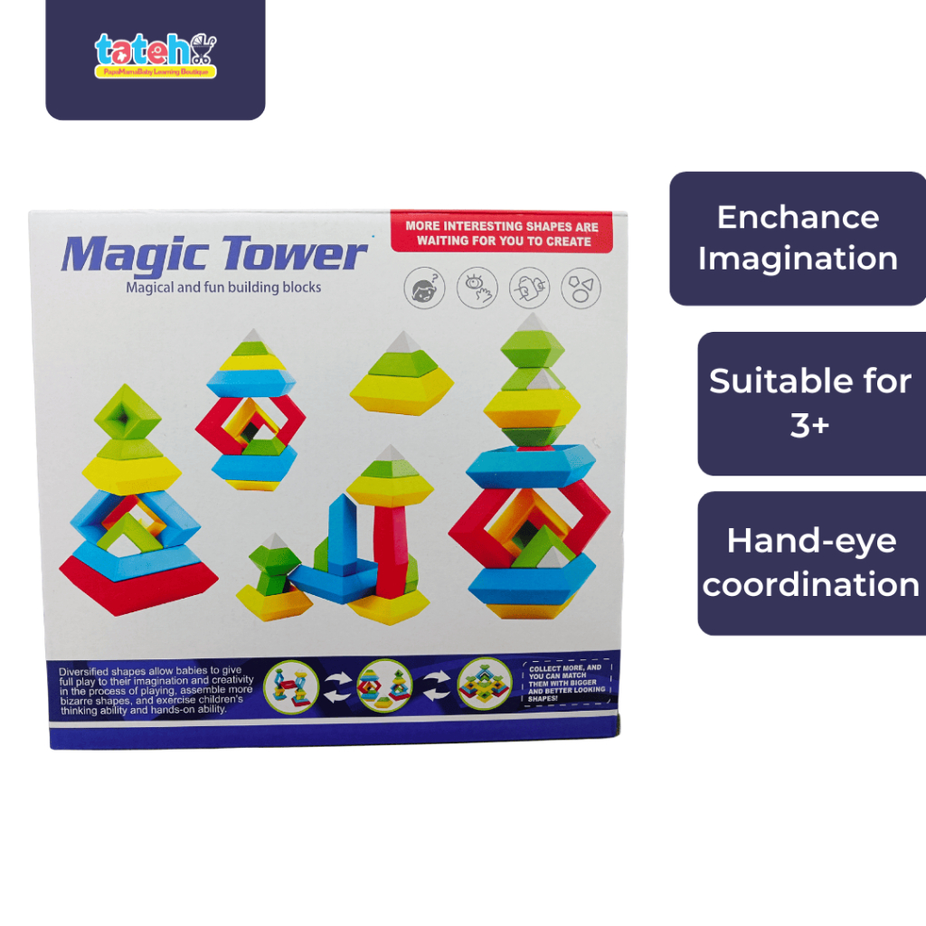 Magic Tower (Magical And Fun Building Block) 3+ Ages | Building Blocks ...