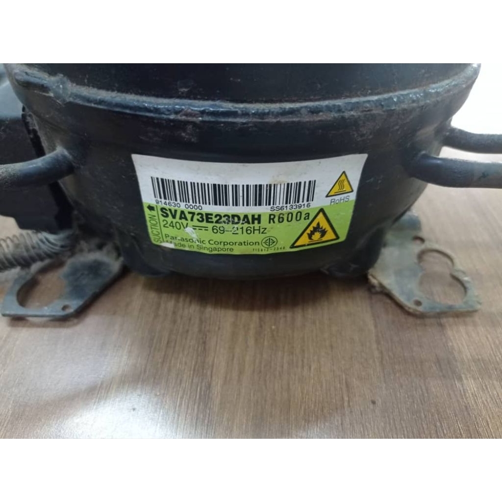 ORIGINAL USED REFRIGERATOR COMPRESSOR SVA73E23DAH FOR IMVERTER FRIDGE ...