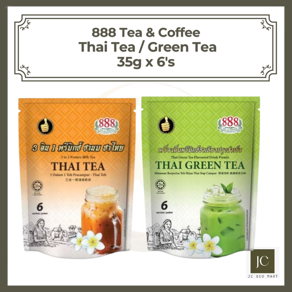 888 Instant THAI Tea Original / Green Tea (35g x 6s) | Shopee Malaysia