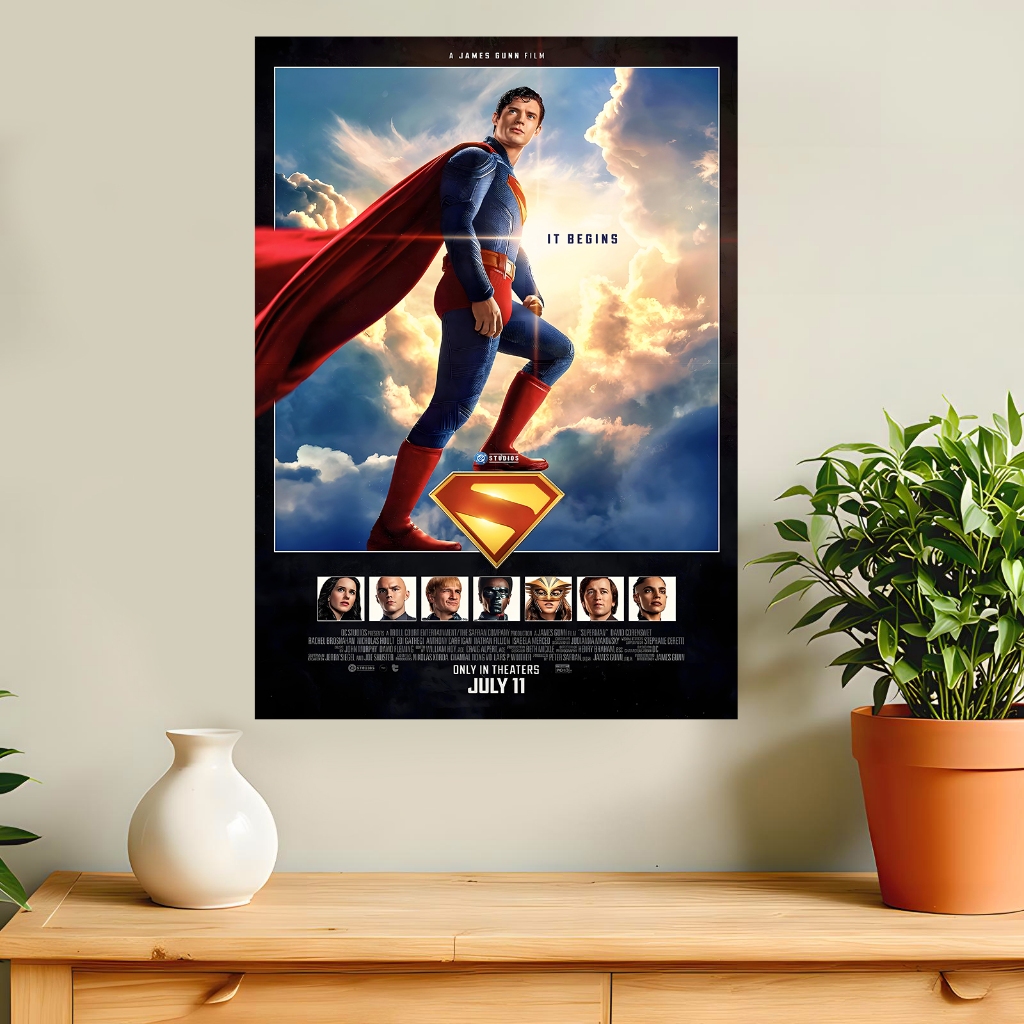 Superman 2025 Poster & Frame Wall Decoration (63) | Shopee Malaysia