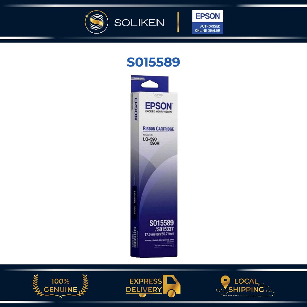 Ready Stock [ORIGINAL] Epson LQ-590 / LQ 590 / LQ590 Ribbon Cartridge ...