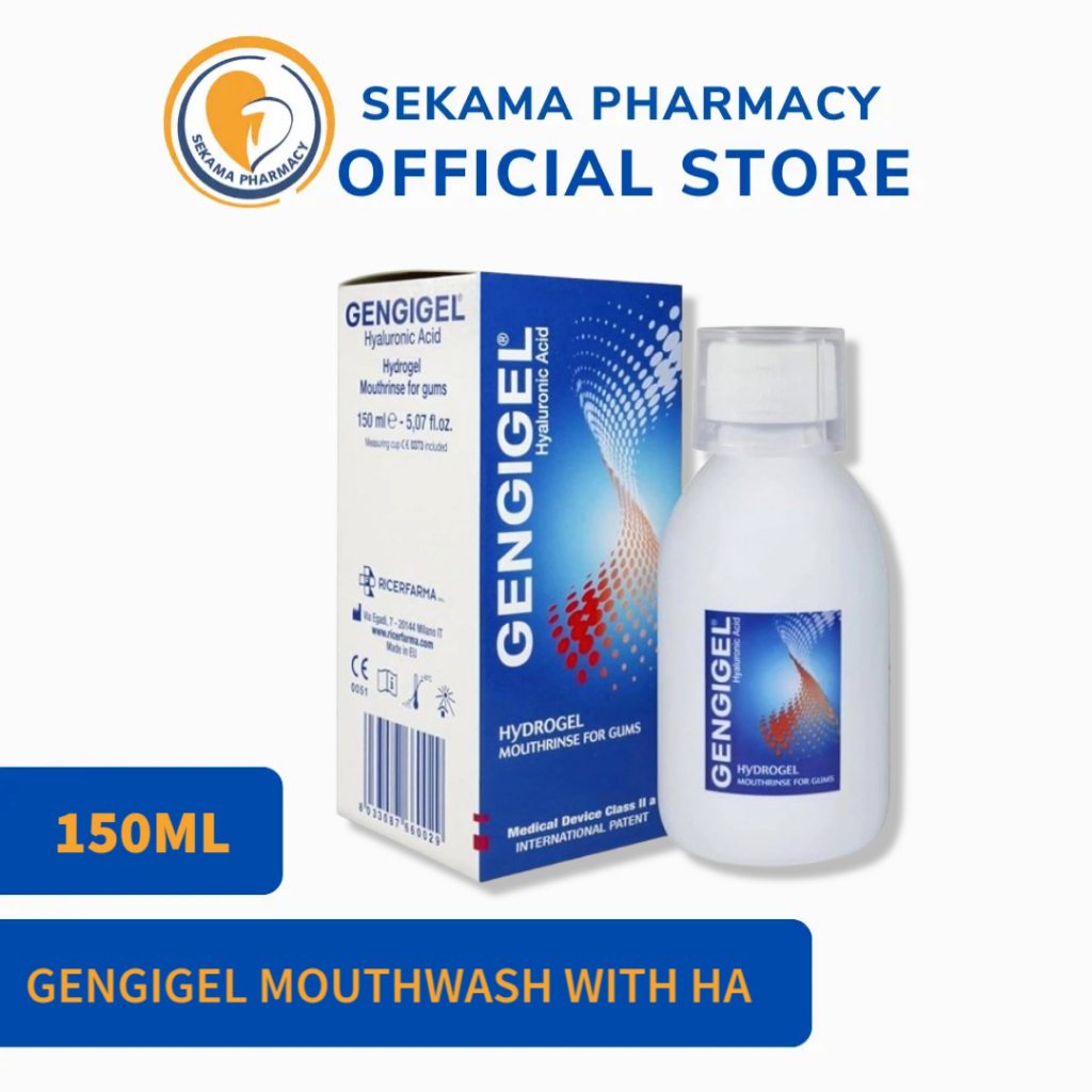 GENGIGEL MOUTHWASH WITH HA 150ML (FOR GUM) - [EXP: 01/2027] | Shopee ...