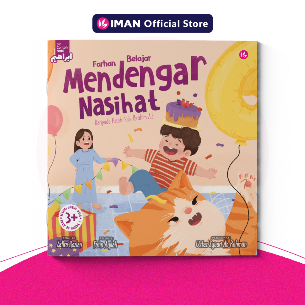 Farhan Belajar Mendengar Nasihat Daripada Kisah Nabi Ibrahim A.S by Zafira Rozlan, Fatin Aqilah & Ustaz Syaari Ab Rahman | Shopee Malaysia