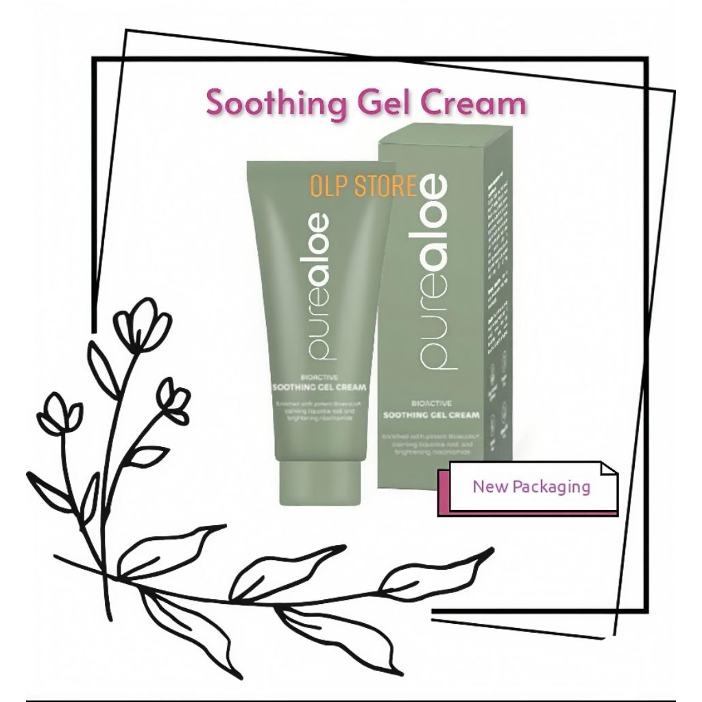 Bioglo Pure Aloe Bioactive Soothing Gel Cream (Exp:09/2028)-50g ...