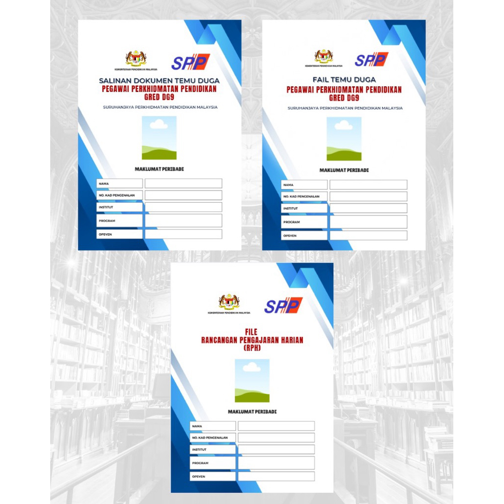 TEMPLATE FILE TEMU DUGA SPP + SAMPUL SALINAN + FILE RPH | Shopee Malaysia
