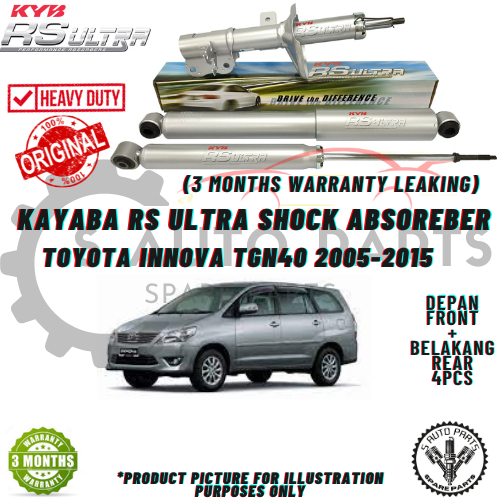 TOYOTA INNOVA TGN40 / TGN140 (FRONT / REAR) KYB KAYABA RS-ULTRA HEAVY ...