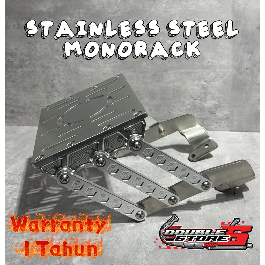 304 Stainless Steel Monorack Lipat Y15 Y16 ABS LC135 V2-V7 RSX LC RACK ...