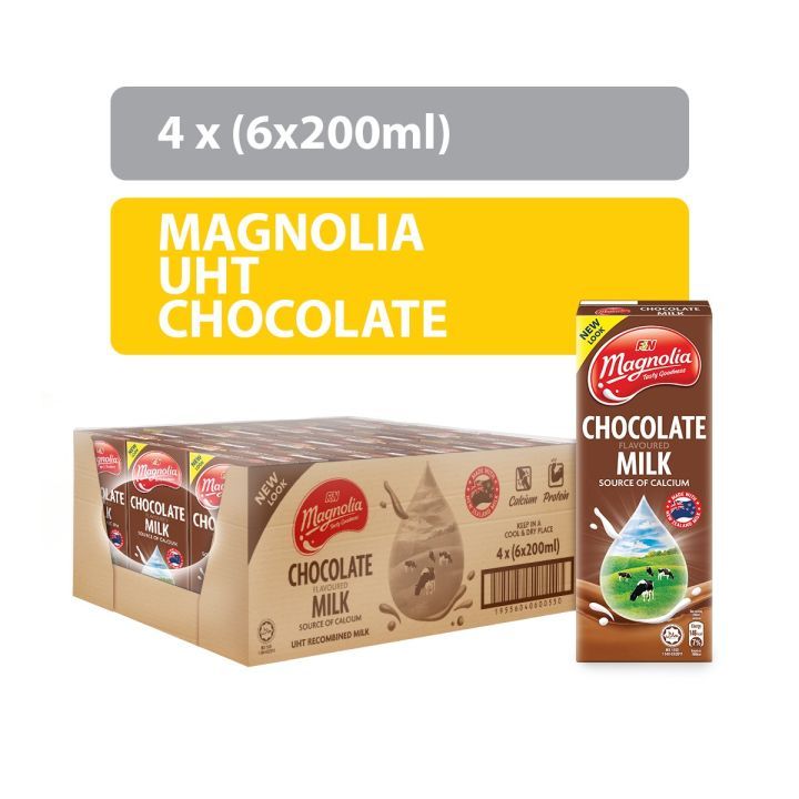 Magnolia UHT Chocolate Milk 200ML x 6 x 4 | Shopee Malaysia