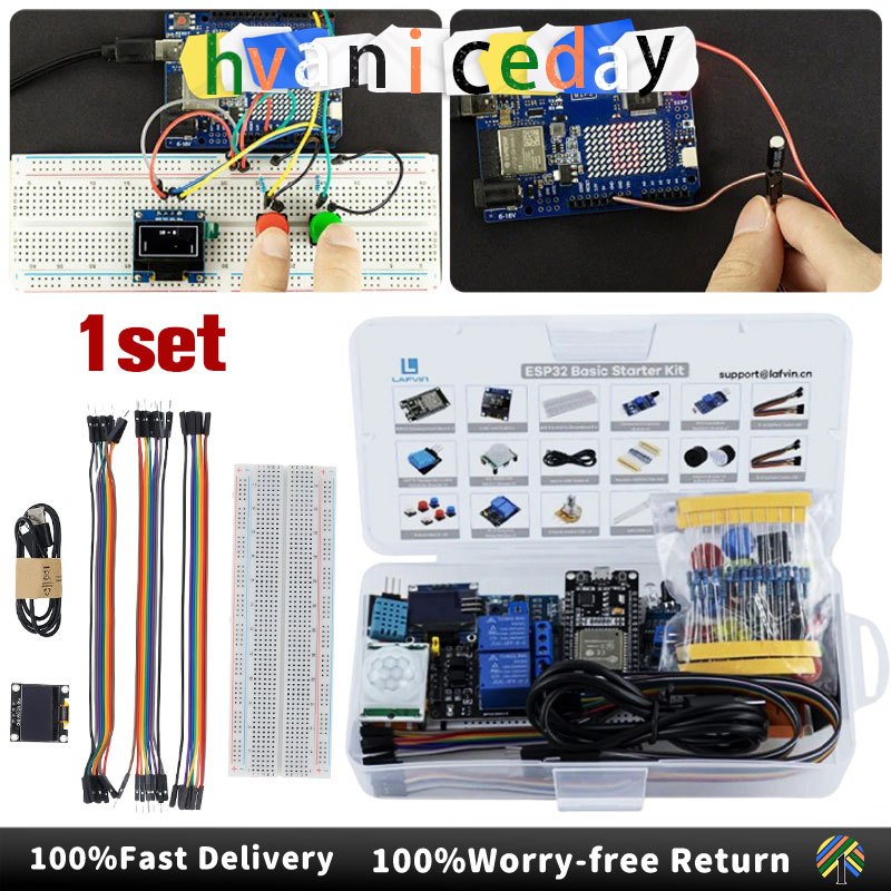 ESP32 Basic Starter kit DIY Professional Development Board Starter Kit ...