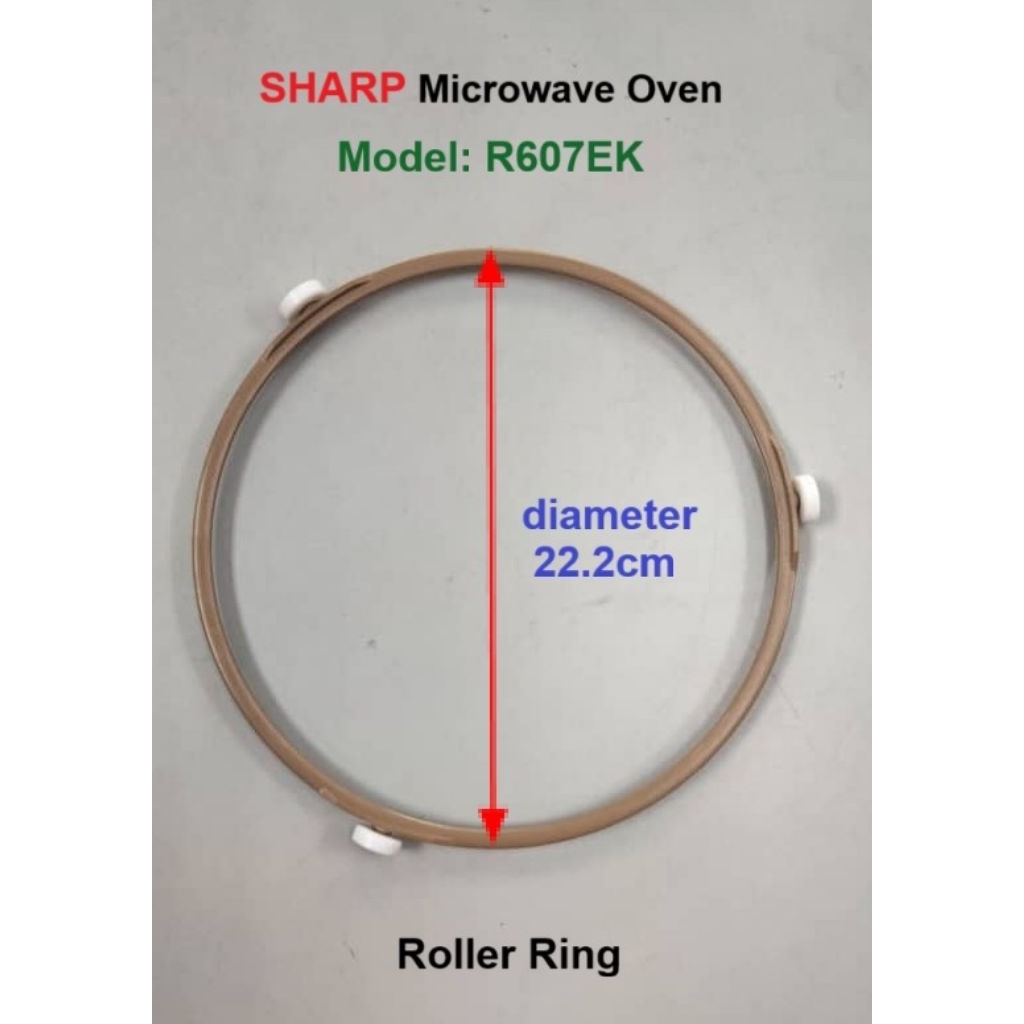 SHARP Micro Oven Roller Ring (R607EK) | Shopee Malaysia