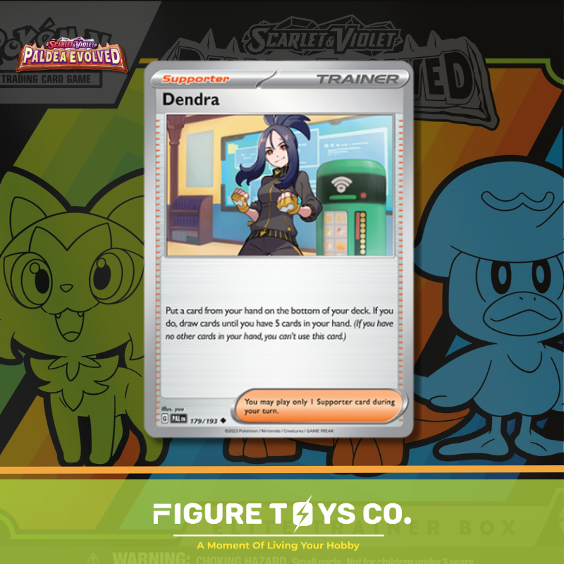 what's the most rarest pokemon card Dendra 226 193 Case | Paldea Evolved main image 0