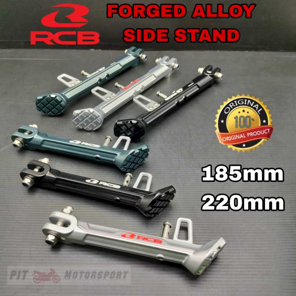 RCB Side Stand Forged Alloy 185mm 220mm Universal Y15 LC135 Y16 VARIO ...
