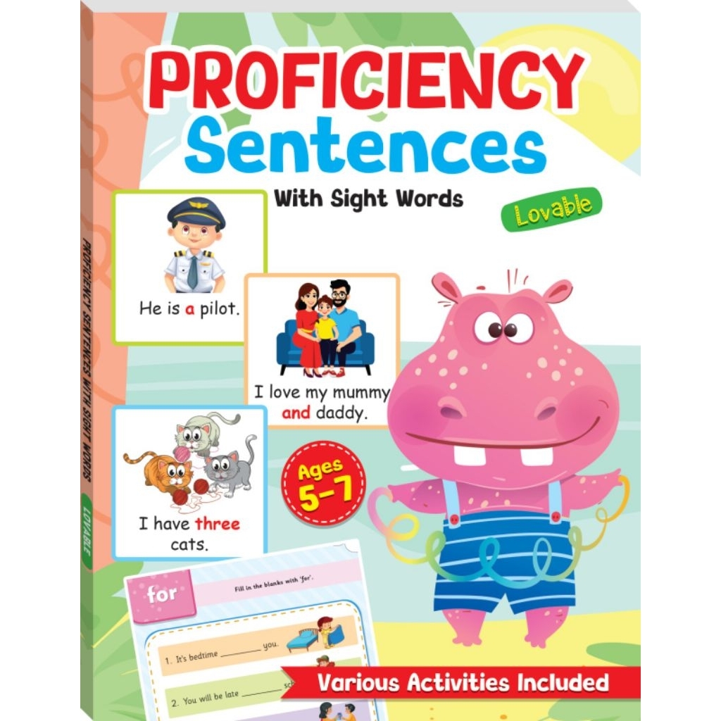LOVABLE Proficiency sentences with sight words prasekolah tadika ...