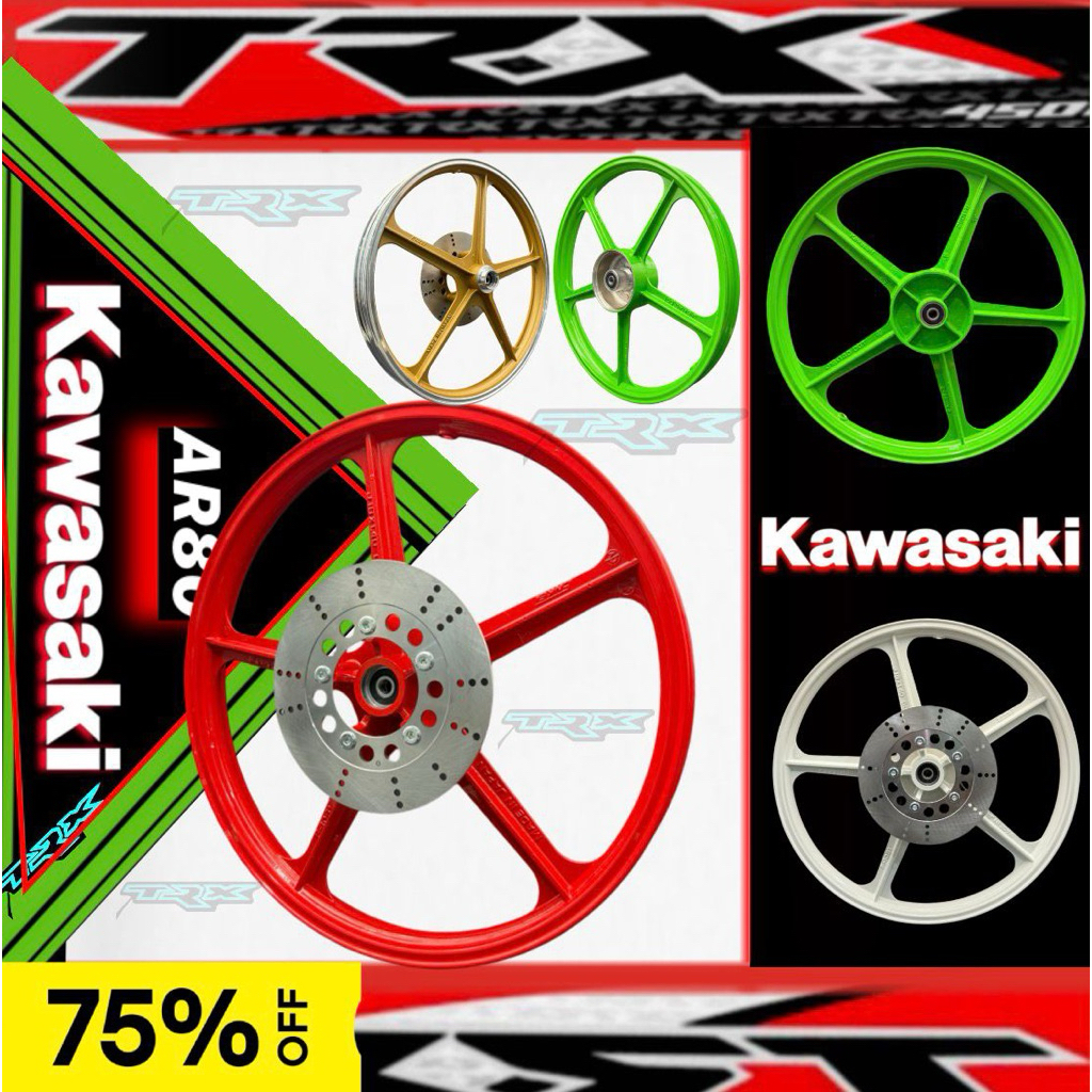 SPORT RIM 5 BATANG KAWASAKI (1.4X18/1.4X18) HONDA EX5 DREAM FULL CHOP ...
