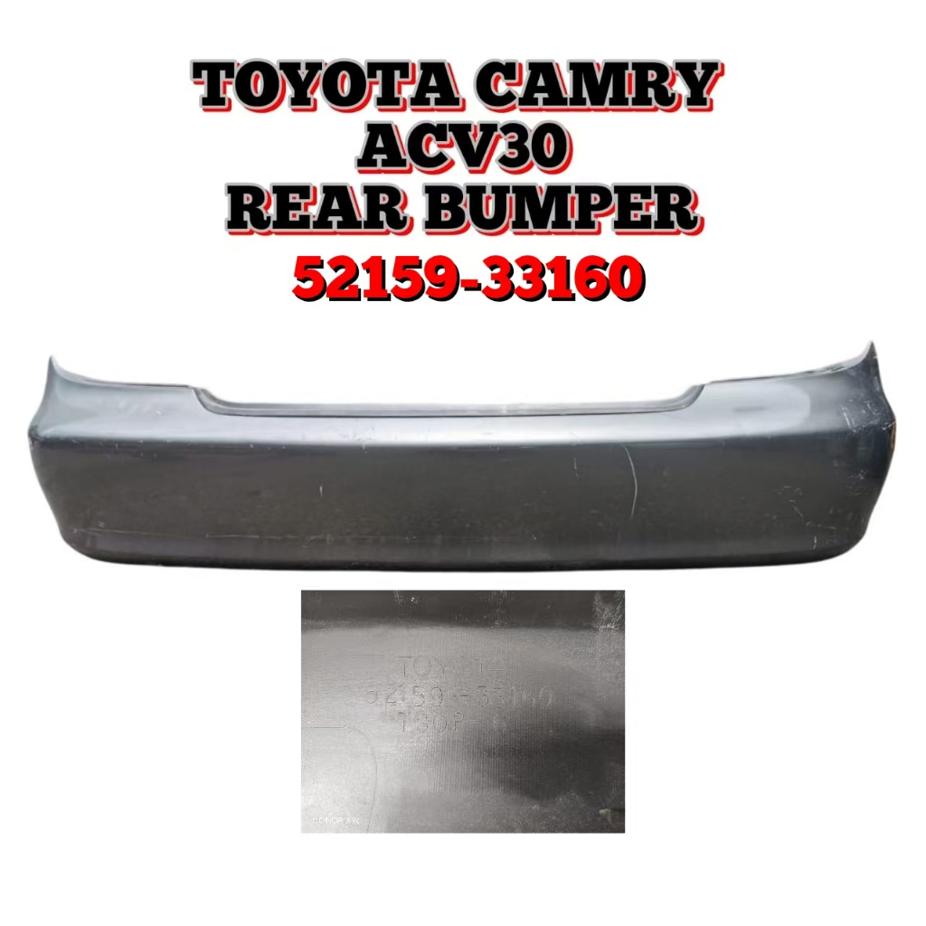 Rear Bumper Toyota Camry ACV30 ( 2002-2005 ) Bumper Belakang / Rear ...
