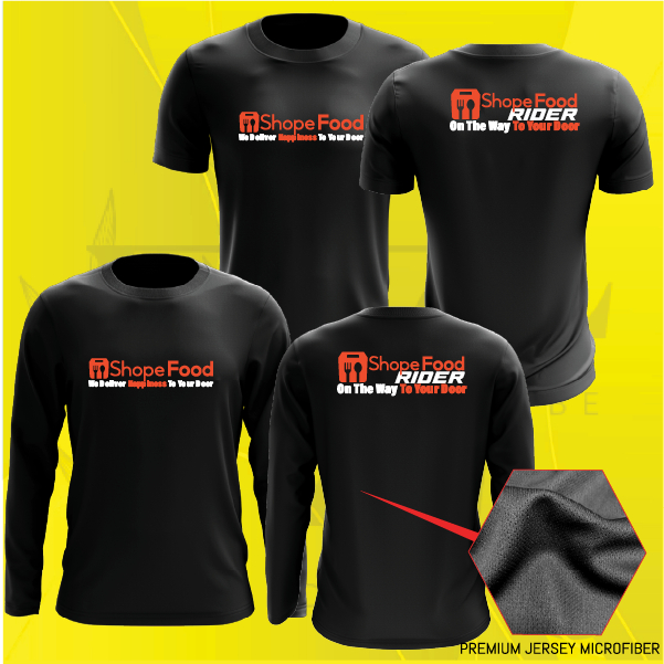 SHOPEE FOOD RIDER OTW S008 Msia Ready Stock Jersey Premium Microfiber ...