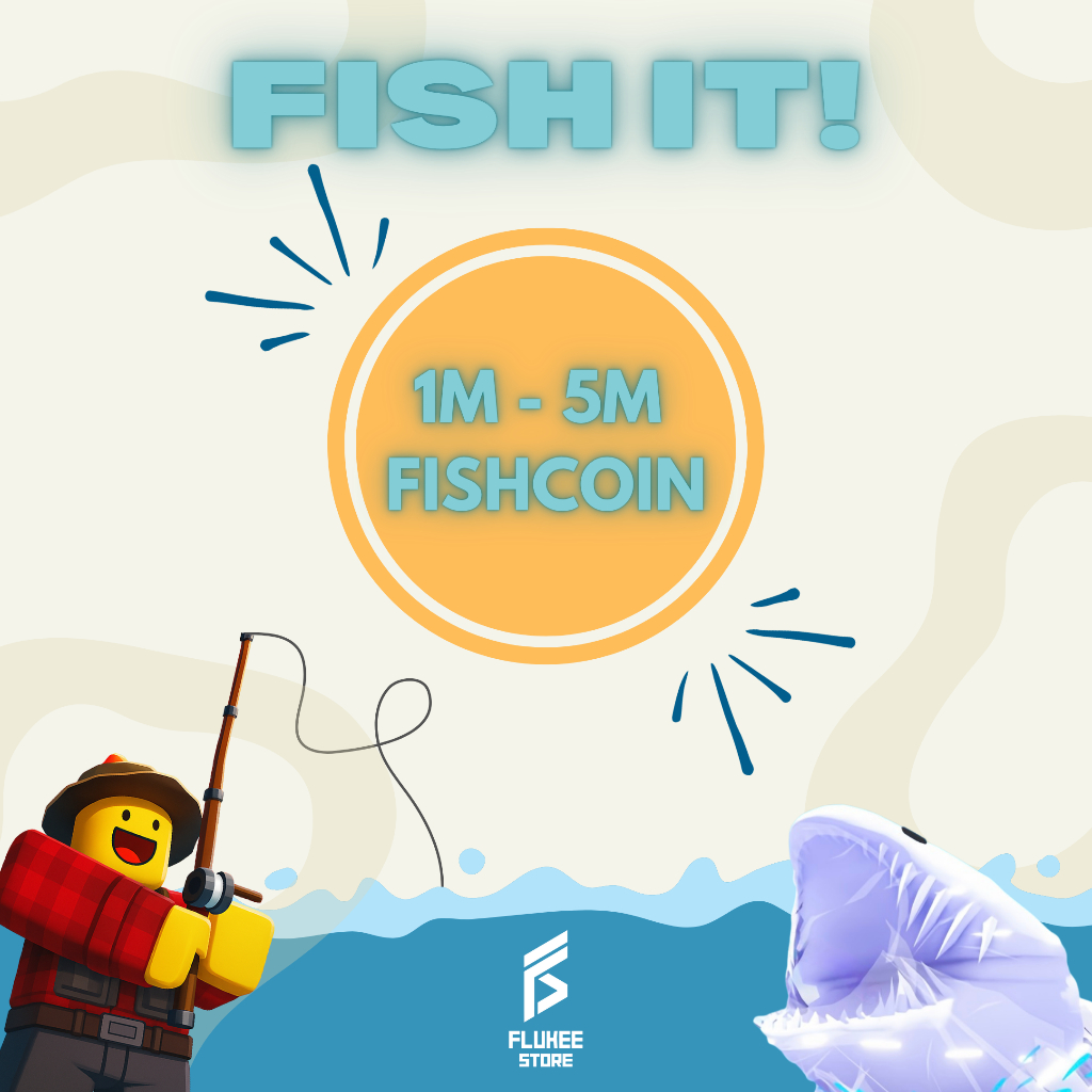 Fish It Coins (1M-10M) | PC GAME | Shopee Malaysia