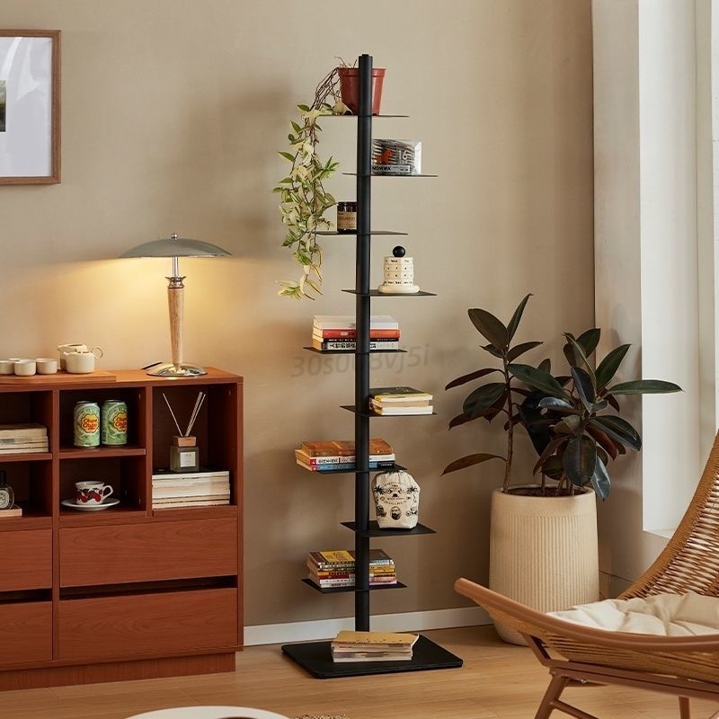 Side rack display rack floor-standing bookshelf storage rack multi ...