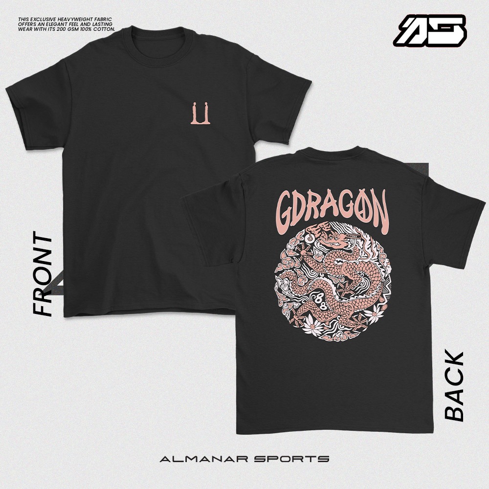 G-dragon ubermensch GD BIGBANG T-shirt kpop fanart korean idol VIP