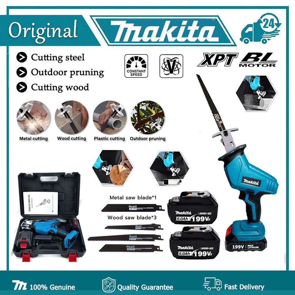 Makita Reciprocating Saw Cordless Reciprocating Saw Gergaji kayu ...