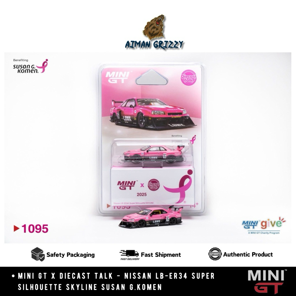 Nissan LB-ER34 Super Silhouette SKYLINE MINIGT Give x Diecast Talk