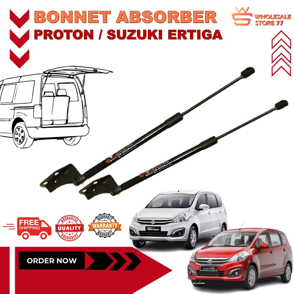 READY STOCK | Proton Suzuki Ertiga Rear Bonnet Damper Rear Boot ...