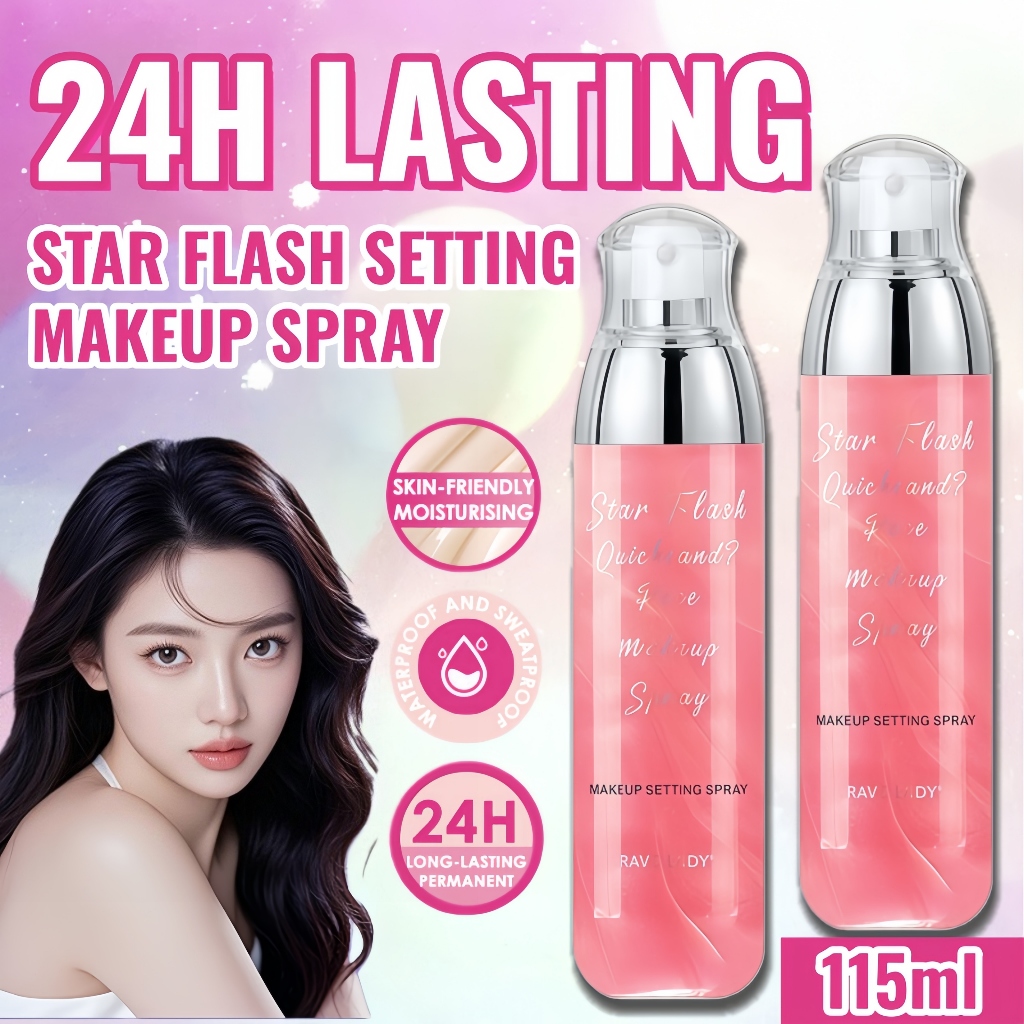 Star Flash Makeup Setting Spray 115ML 24h Long-Lasting Fixing Spray ...