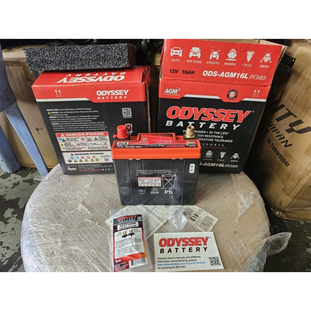 odyssey pc680 battery evo rx7 rx8 subaru | Shopee Malaysia