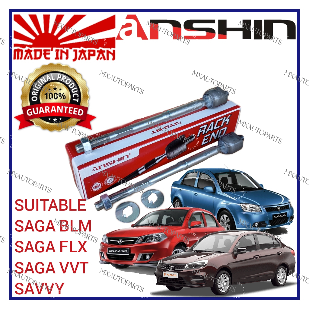 ORIGINAL ANSHIN JAPAN RACK END PROTON SAGA BLM FLX FL SAGA VVT SAVVY ...