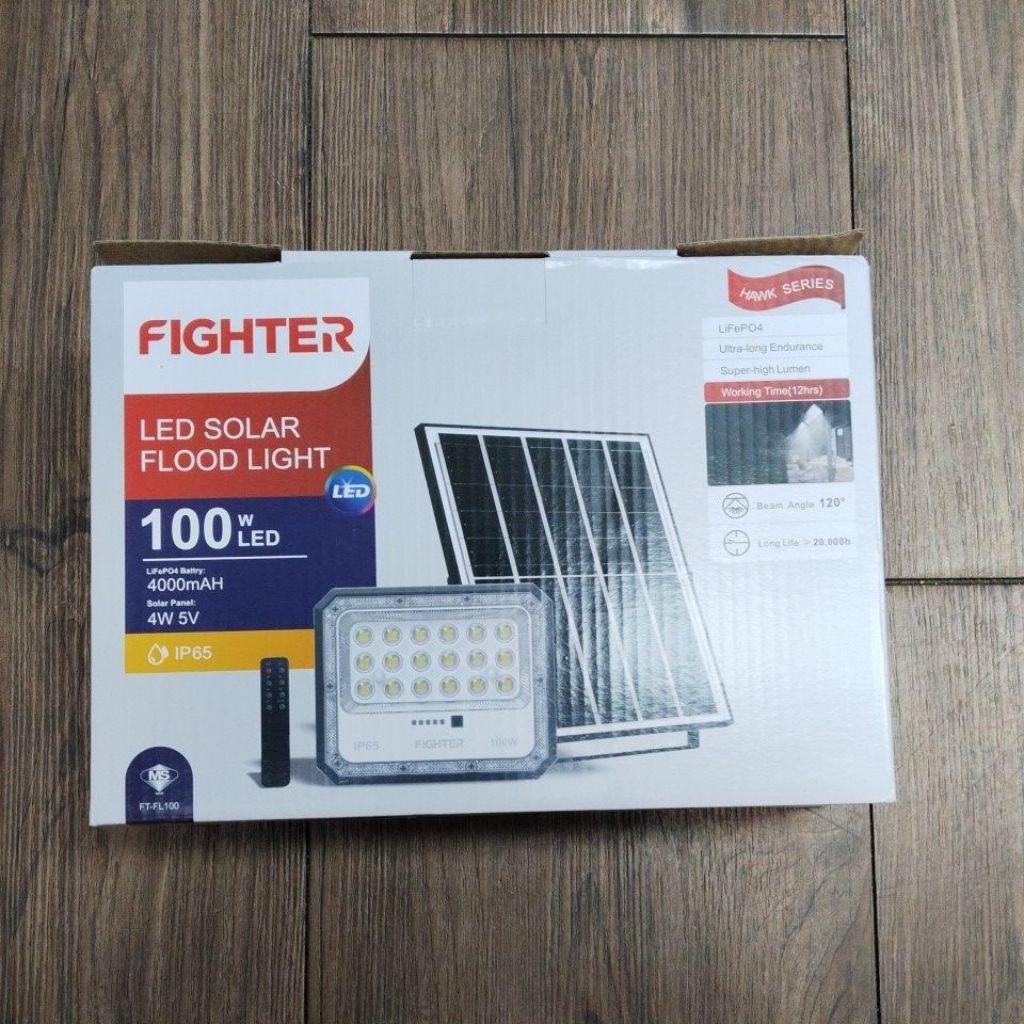 FIGHTER SOLAR LED FLOOD LIGHT (NEW MODEL) HAWK SERIES | Shopee Malaysia