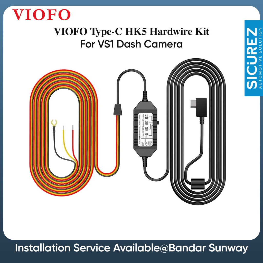 VIOFO HK5 Hardwire Kit for VS1 dash cam | Shopee Malaysia