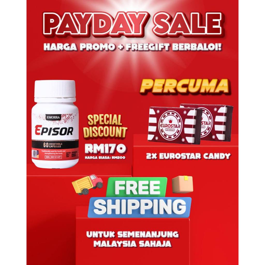 Episor Eurostar Emorra Official Free Shipping | Shopee Malaysia